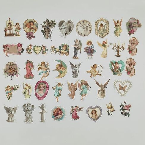 100 Pieces Vintage Scrapbook Supplies Ephemera Pack for Junk Journal Planners Scrapbooking Paper Stickers for Art Aesthetic Journaling Kit Collage Decoupage Album (Century Music) in Saudi Arabia