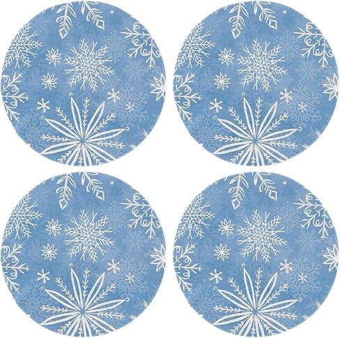Siilues Christmas Table Runner, Watercolor Christmas Decorations Snowflake Christmas Runner for Table Seasonal Winter Holiday Decor for Dining Table Decorations (13'' x 90'') in Saudi Arabia