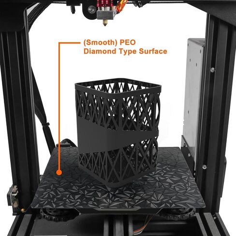 3D Smooth Carbon Fiber PET + Textured PEI Build Plate Double Sided Flex Steed Bed 257x257mm for Bambu Lab X1/X1C/P1P/P1S in Saudi Arabia