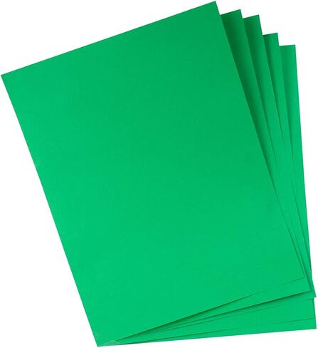 Hygloss Products Colored Cardstock - Great for Arts, Crafts and More - Bright Colors - 8.5 x 11 Inch Size - 65 lb. / 176 gsm Thickness - Electric Orange - 48 Sheets in Saudi Arabia