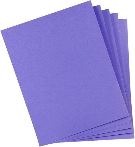 Hygloss Products Colored Cardstock - Great for Arts, Crafts and More - Bright Colors - 8.5 x 11 Inch Size - 65 lb. / 176 gsm Thickness - Electric Orange - 48 Sheets in Saudi Arabia
