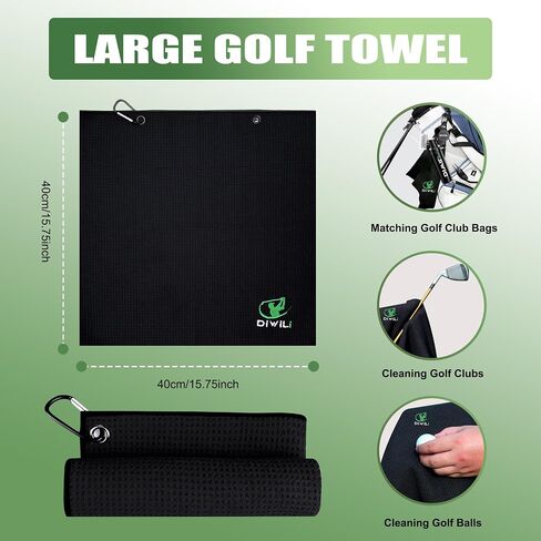 Pro Golf Club Cleaner Brush Set with Retractable Clip and 5 Oz Press Water Bottle, Essential Golf Accessories for Men/Women - Best Golf Gifts - Golf Club Brush with Nylon Bristles in Saudi Arabia