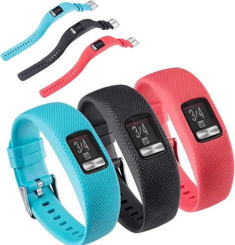 شاهد نطاقًا متوافقًا مع Garmin Vivofit 4 ، فرقة استبدال حزام سيليكون رياضي قابل للتعديل لـ Garmin Vivofit 4 in Kuwait