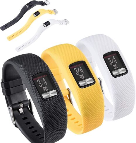شاهد نطاقًا متوافقًا مع Garmin Vivofit 4 ، فرقة استبدال حزام سيليكون رياضي قابل للتعديل لـ Garmin Vivofit 4 in Kuwait