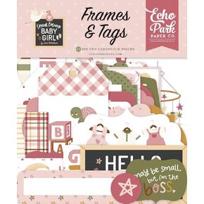Special Delivery Baby Girl Frames & Tags