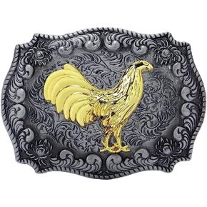 Western Rodeo Belt Buckle Chicken Rooster Cowboy Horse Unisex Fashion Belt Buckle in Kuwait