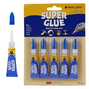 20 Gram x 10 Strong Super Glue All Purpose with Anticlog Cap Super Fast&Strong Adhesive Superglue DIY Crafts,Shoe,Glass,Waterproof,Metal,Ceramic,Rubber,Super Glue for Wood,Stone