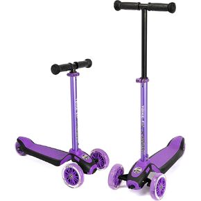 ybike GLX Boost Scooter مع توجيه قابل للتعديل وارتفاع المقود للأطفال