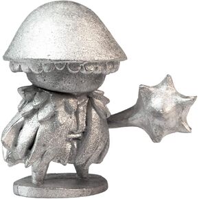 الفطر مع Sweetgum Mace Miniature Figure ، 24 ملم - 100 ٪ Pewter Metal - لألعاب حرب المقياس 28 مم - مصممة وصنعت في الولايات المتحدة الأمريكية