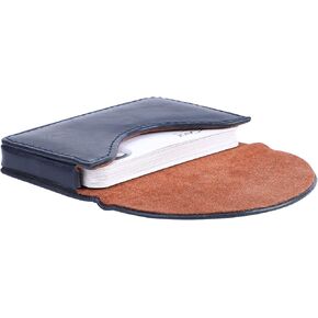 MaxGear Business Card Holder, PU Leather Business Card Case Pocket Credit Card Holders, Slim Name Card Holder Magnetic Shut Business Card Carrier for Men or Women, Home & Office