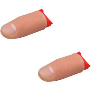 2PCS إبهام نصيحة الحيل السحرية ، نصيحة الإبهام المزيفة سحرية خدعة وسيلة الإبهام مزيفة حرير الحرير تختفي السحر يختفي الإبهام السحري الحرير ، ومجموعات سحرية ملحق السحرية والملحقات ، الجدة ولعب الأهفاد