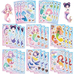 24 Sheets Ninja Stickers for Kids,Make A Face Ninja Party Favors,Vinyl Waterproof Stickers for Water Bottle Laptop Computer Phone Classroom Rewards,Art Craft Party Supplies (ninja24)