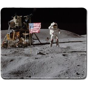 Dealzepic - Art Mousepad - لوحة فأر مطاطية طبيعية مع ملصق كلاسيكي شهير Rosie the Riveter يمكننا القيام بذلك - حواف مخيط - 9.5x7.9 بوصة