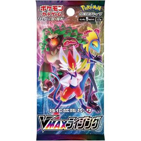 Pokemon (1pack) لعبة لعبة Sword & Shield Vmax Rising.
