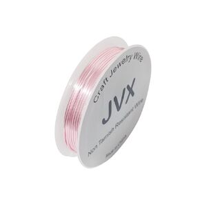 JVX 22 Gauge 9 Meter غير مشوّل سلك نحاسي مقاوم لمجوهرات الديكور والأسلاك الحرفية اللون الذهب