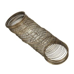 Patikil 100 حلقات سلك الذاكرة ، 1pcs 1mm 18 Gauge المجوهرات سلك الحروف السلكية