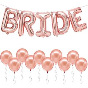 Katchon ، 23pcs Silver Bride Balloons مجموعة - 16 بوصة ، فضية وبيضاء ، لزخارف حفلات البكالوريوس