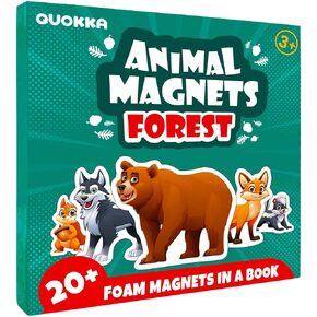 QUOKKA Travel Magnetic Puzzles for Toddlers 1-3 – 20+Pcs Sea Game with Playbook – Fun Travel Game Toy for Kids Ages 3-5 – Strong Magnets for Car Activities – Fun Toddler Puzzle Ages 2-4