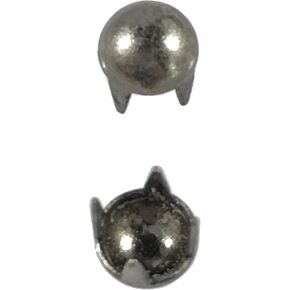 رؤوس الأظافر/البقع/الأزرار -12SS Pearl/Round - Nickel العتيقة - 100 PCS