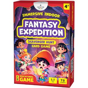 Expedition Fantasy - لعبة بطاقة Scavenger Hunt Immersive للأطفال الذين تتراوح أعمارهم بين 4 و 5 و 6 و 7 و 8 و 9