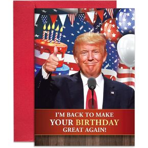Ogeby Funny Funny Trump Mothers Day ، Happy Trump Mother Cards Homports for Women ، Perming Trump for Mom Mome Bame Friends