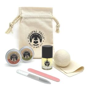 Just Like Jane™ Natural Nails Buff & Wax Kit - Now with Marula & Jojoba Oils!