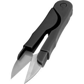 Mini Portable Thread Snip, Stainless Steel Thread Yarn Sewing Scissor, for Sewing, Embroidery and Handicrafts (Blister card black)