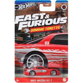Hot Wheels 1995 Mazda RX 7, Fast & Furious 1/5 [red]