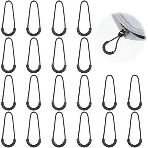 jjunw 20 pcs سحب سستة نايلون ، U. شكل Paracord Zipper Pull Fixer ، Universal Zipper Pull Tab Extender للحبل ، حقائب الظهر ، السترات ، حالات السفر ، الأمتعة ، المحافظ ، حقائب اليد