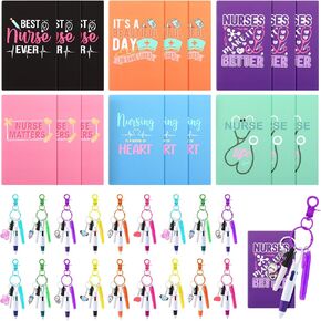 54 PCS 18 SET SET PRESICATION GIFT GULK WASTER WEED PEN و NOTEPAD SET ، MINI Highlighter Point Retractable Pen