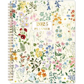 2025 Planner - 2025 Planner Weekly and Monthly من يناير إلى ديسمبر 2025 ، 8 "× 10" ، 2025 مخطط شهري مع التقويم المرجعي