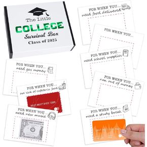 23pcs College College Card Card Care Care Box التخرج ، فئة المدارس الثانوية لعام 2025 هدايا تخرج حامل البطاقة للطلاب للطلاب الذين يغادرون المنزل هدايا الجامعة الحالية ، الأزرق