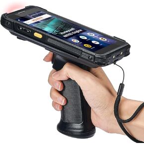 Munbyn ترقية Android 13 Barcode Scanner مع OCR ، ماسحة التعريف ، رخصة القيادة والتحقق من عمر جواز السفر وإدارة العملاء المجهز Honeywell N6703 ، 1D/2D اللاسلكي الكمبيوتر المحمول المحمول