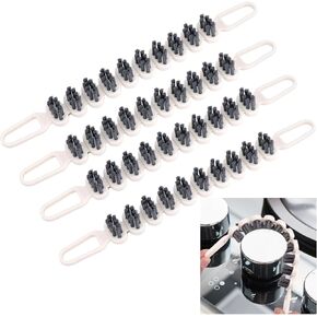 2PCS Bendable Cleaning Brush,Multifunctional Hard Bristle Crevice Cleaning Brush,3 in 1 Cup Lid Cleaning Brush,Bottle Cleaning Brush