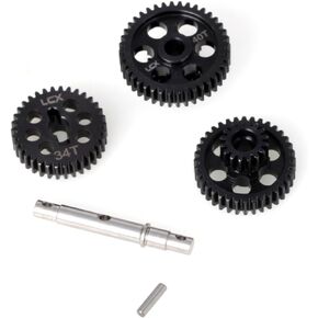LCX Racing 1/8th RC Crawler Car Hard Steel Transmission Gear Gears Gears for Uxial Utb18 Capra Unlimited Trail Buggy ، ترقية أجزاء الملحقات