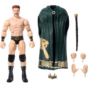 Mattel WWE Elite Action Figure & Accessories ، أعظم أغاني 2025 ، King Sheemus 6 بوصة مع 25 نقطة توضيح وأيدي قابلة للتبديل