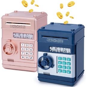 Respasy Piggy Bank for Kids ، Toys Toys Electronic ATM Bank Password مربع توفير المال للأطفال الذين تتراوح أعمارهم