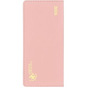 Poprun Pocket Monthly Calendar 2025-2026 ، Slim Size 3.25 "× 6.75" ، مخطط شهري صغير لمدة 18 شهر