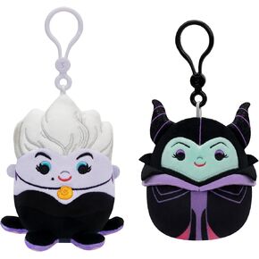 Squishmallows Original 3.5in Disney Jack Skellington and Sally Clip 2-Pack-Jazwares Plush الرسمية