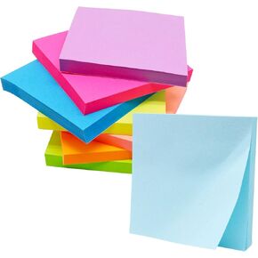 Post it Notes, Sticky Notes 3x3, Colored Sticky Notes, Post its, Pop up Sticky Notes, Postits Colorful Sticky Notes for Office, Home, School, Meeting 8 Pack (82 Sheets/Pad)