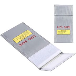 Lithium‑Ion Battery Bag , Hardness Battery Box Explosion Proof Portable Design Fireproof Cotton for Battery