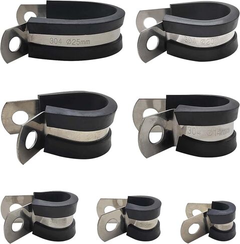 مجموعات التشويش على المشابك الكابل - 1/4 "5/16" 3/8 "1/2" 5/8 "3/4" 1 بوصة) in Kuwait