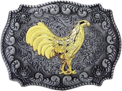 Western Rodeo Belt Buckle Chicken Rooster Cowboy Horse Unisex Fashion Belt Buckle in Kuwait