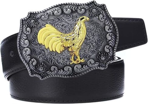 Western Rodeo Belt Buckle Chicken Rooster Cowboy Horse Unisex Fashion Belt Buckle in Kuwait