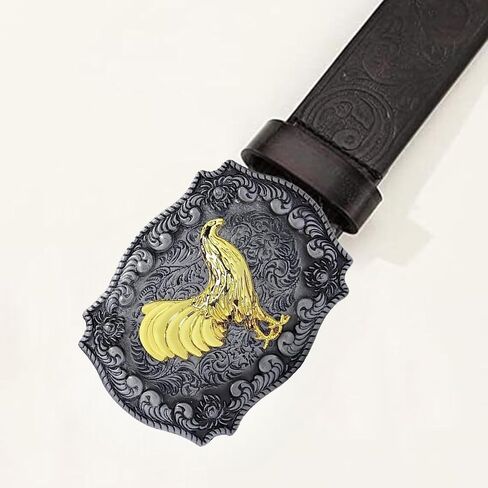 Western Rodeo Belt Buckle Chicken Rooster Cowboy Horse Unisex Fashion Belt Buckle in Kuwait