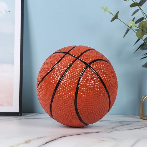 Ceramic Large Basketball Piggy Bank for Boys, Sports Coin Bank, Bedroom Decor Money Box-L in Kuwait