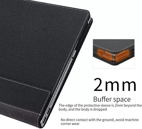 حالة الكمبيوتر المحمول لـ HP X360 13-BF/Envy X360 2-in-1 13-BF0000 SeriesLaptop Business Business Drop Resistant الحافظة (رمادية داكنة) in Kuwait
