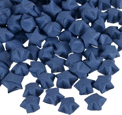 meccanixity 136pcs اوريغامي لوكيل النجوم الورقية متمنية النجمة الأسود لأفضل رغبة حفل زفاف عيد الميلاد عيد الحب فتاة الأصدقاء الهدية in Saudi Arabia