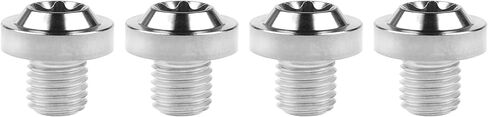 Titanium M10 10 15 20 25 30 35 40 45 50 55 60 mm Torx Head Bolt Screw Pack of 4 (M10x10mm Pitch 1.25mm, Black) in Kuwait