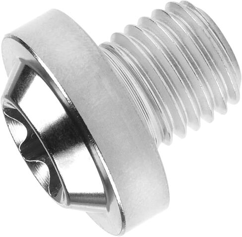 Titanium M10 10 15 20 25 30 35 40 45 50 55 60 mm Torx Head Bolt Screw Pack of 4 (M10x10mm Pitch 1.25mm, Black) in Kuwait